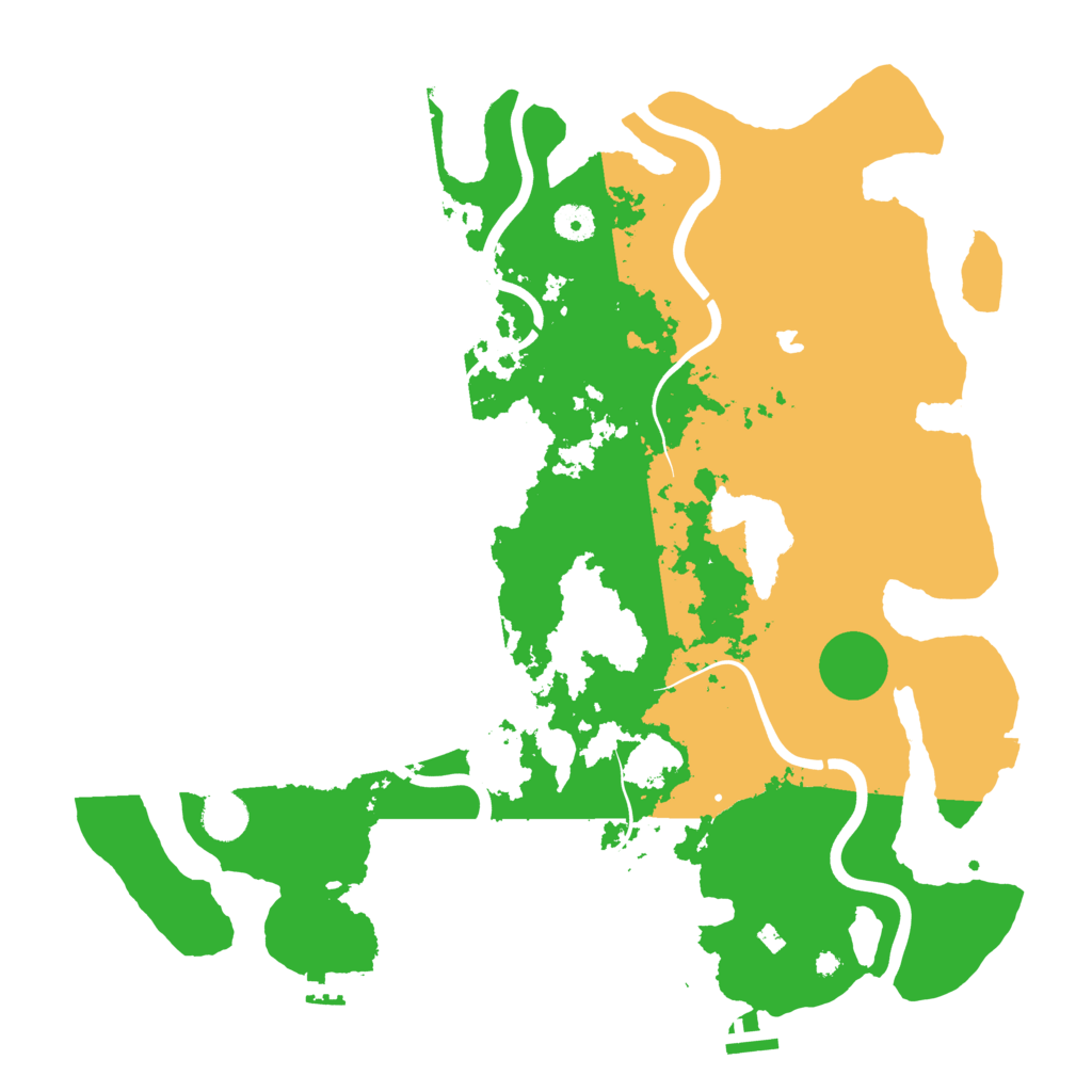 Biome Rust Map: Procedural Map, Size: 4200, Seed: 373205221