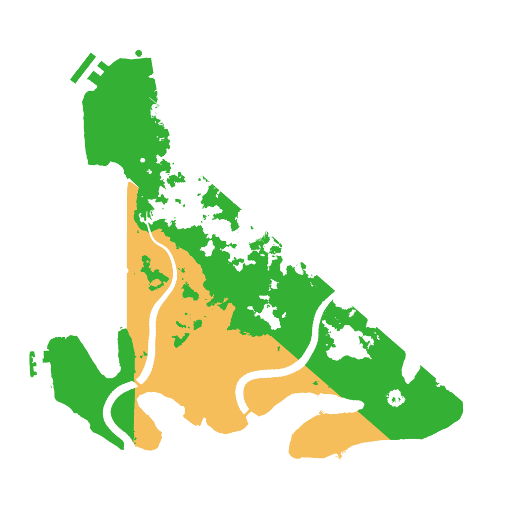 Biome Rust Map: Procedural Map, Size: 3000, Seed: 45468