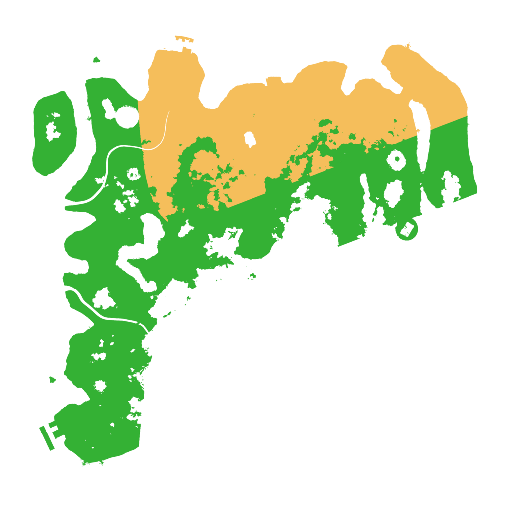 Biome Rust Map: Procedural Map, Size: 4000, Seed: 471530542