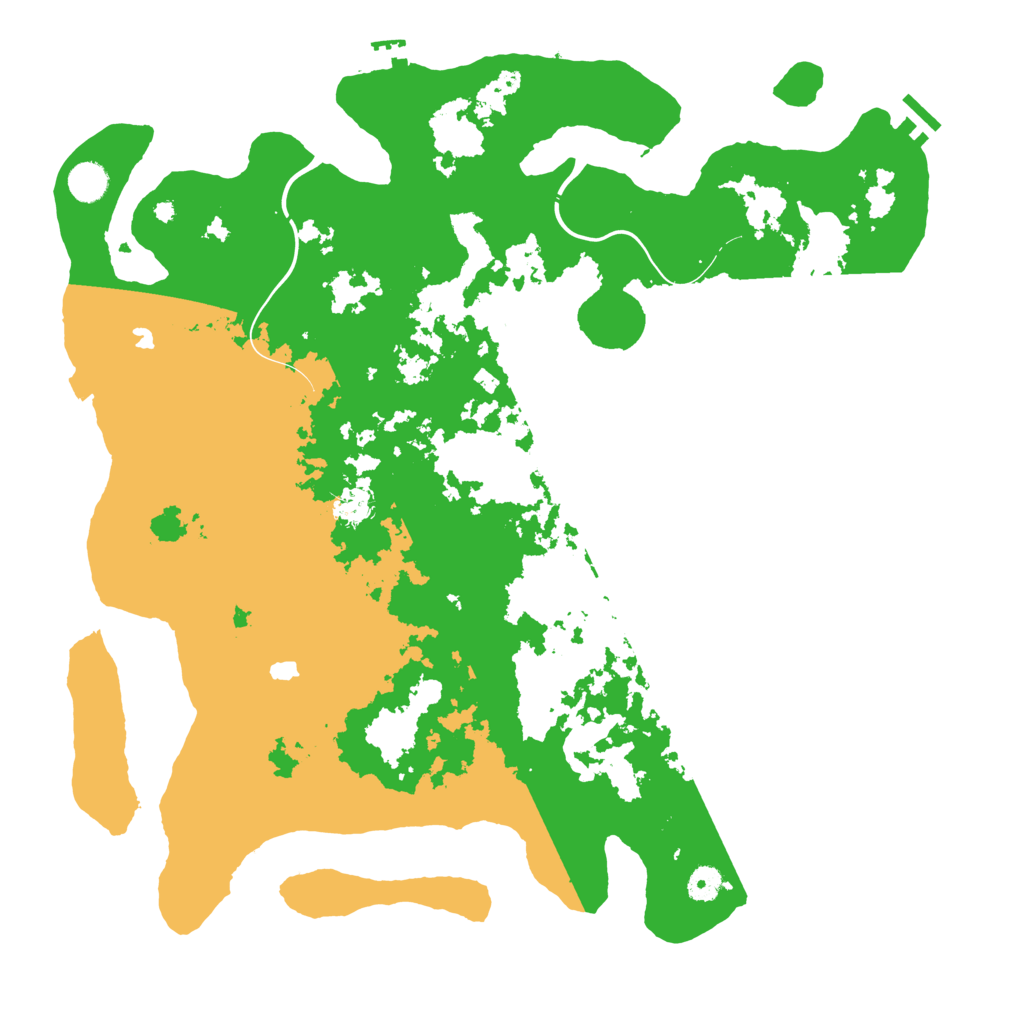 Biome Rust Map: Procedural Map, Size: 4500, Seed: 17091967