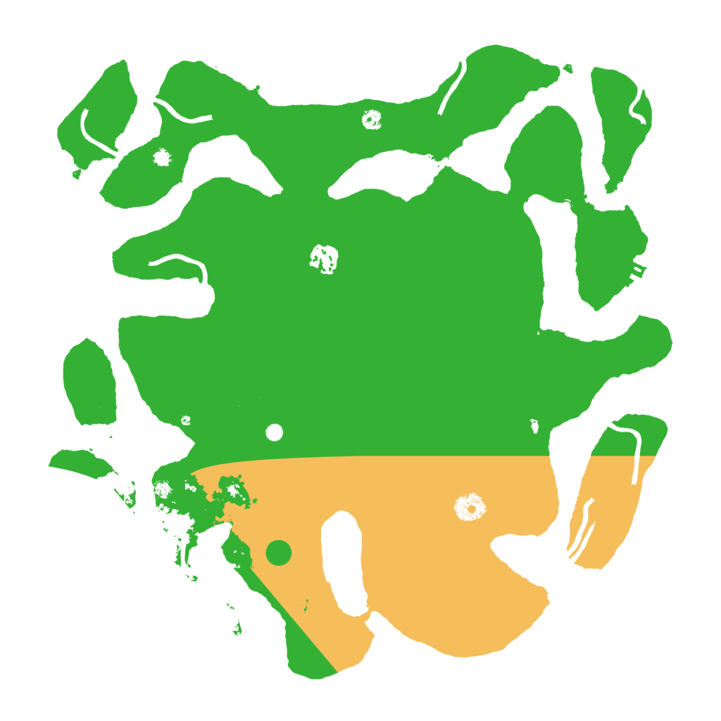 Biome Rust Map: Procedural Map, Size: 3700, Seed: 274439393