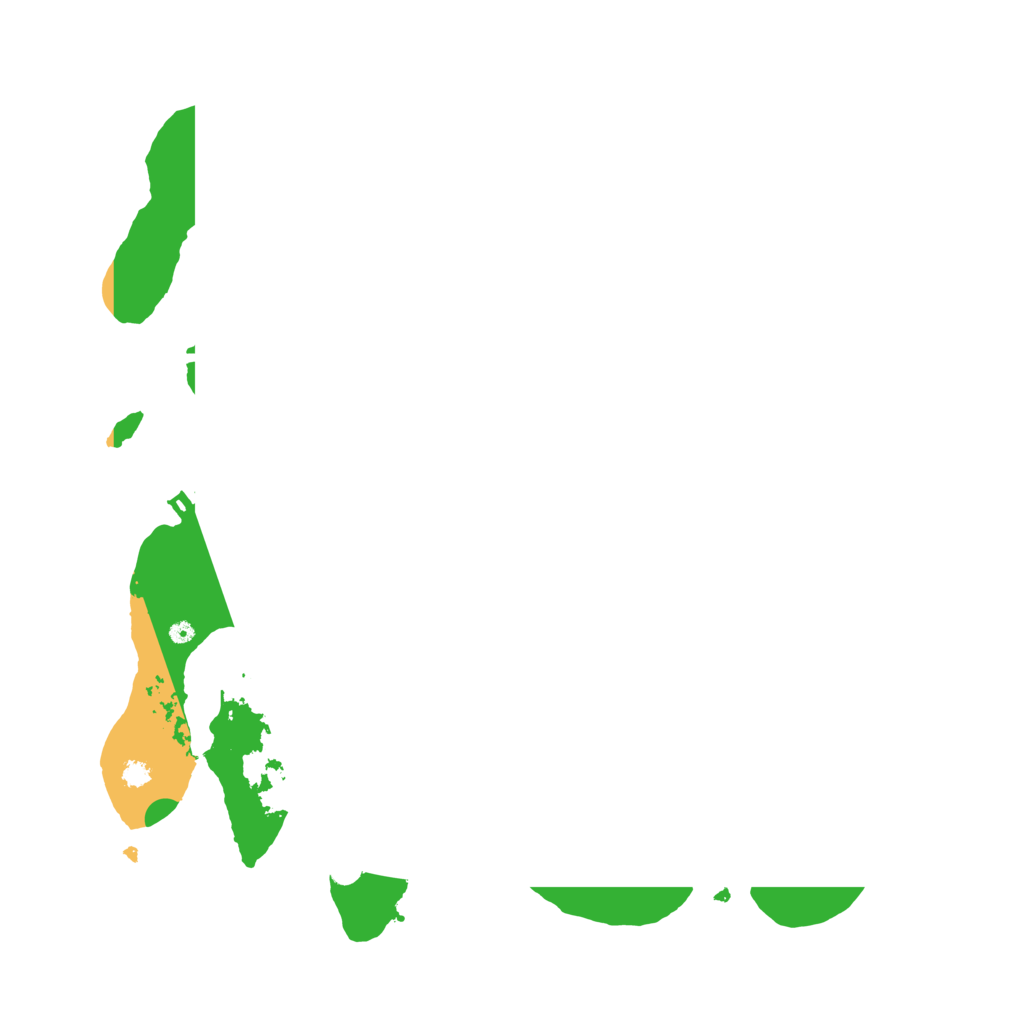 Biome Rust Map: Procedural Map, Size: 3250, Seed: 45678