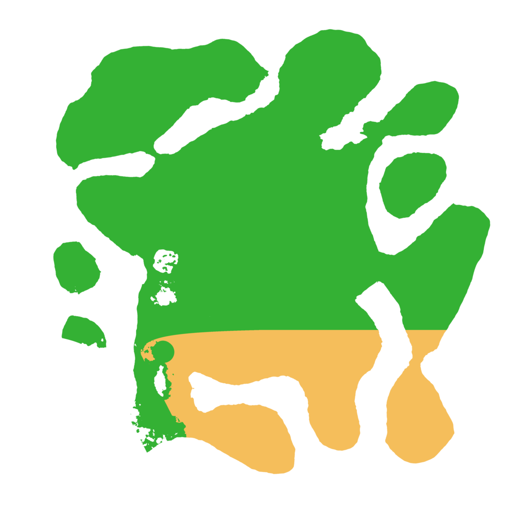 Biome Rust Map: Barren, Size: 3200, Seed: 6389