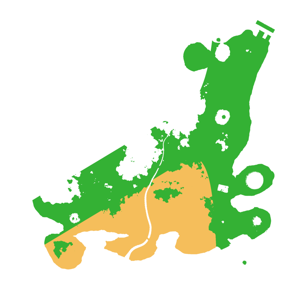 Biome Rust Map: Procedural Map, Size: 3000, Seed: 872350941