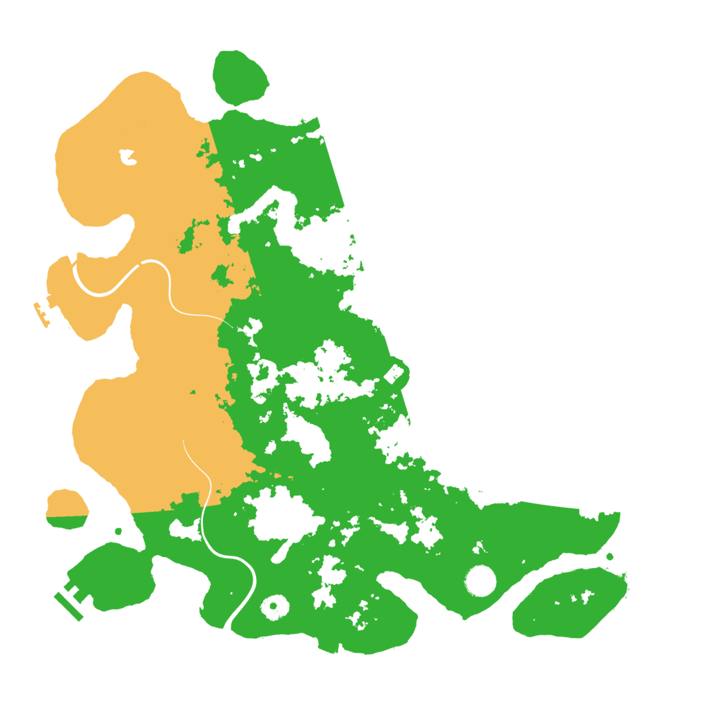 Biome Rust Map: Procedural Map, Size: 4000, Seed: 845787
