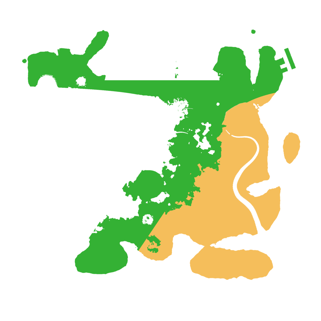 Biome Rust Map: Procedural Map, Size: 3000, Seed: 165680155