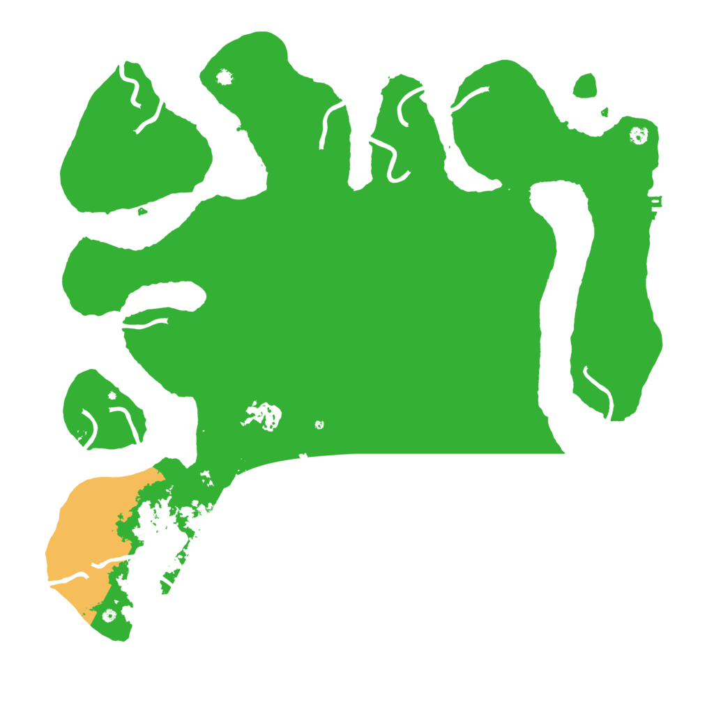 Biome Rust Map: Procedural Map, Size: 4000, Seed: 16469345