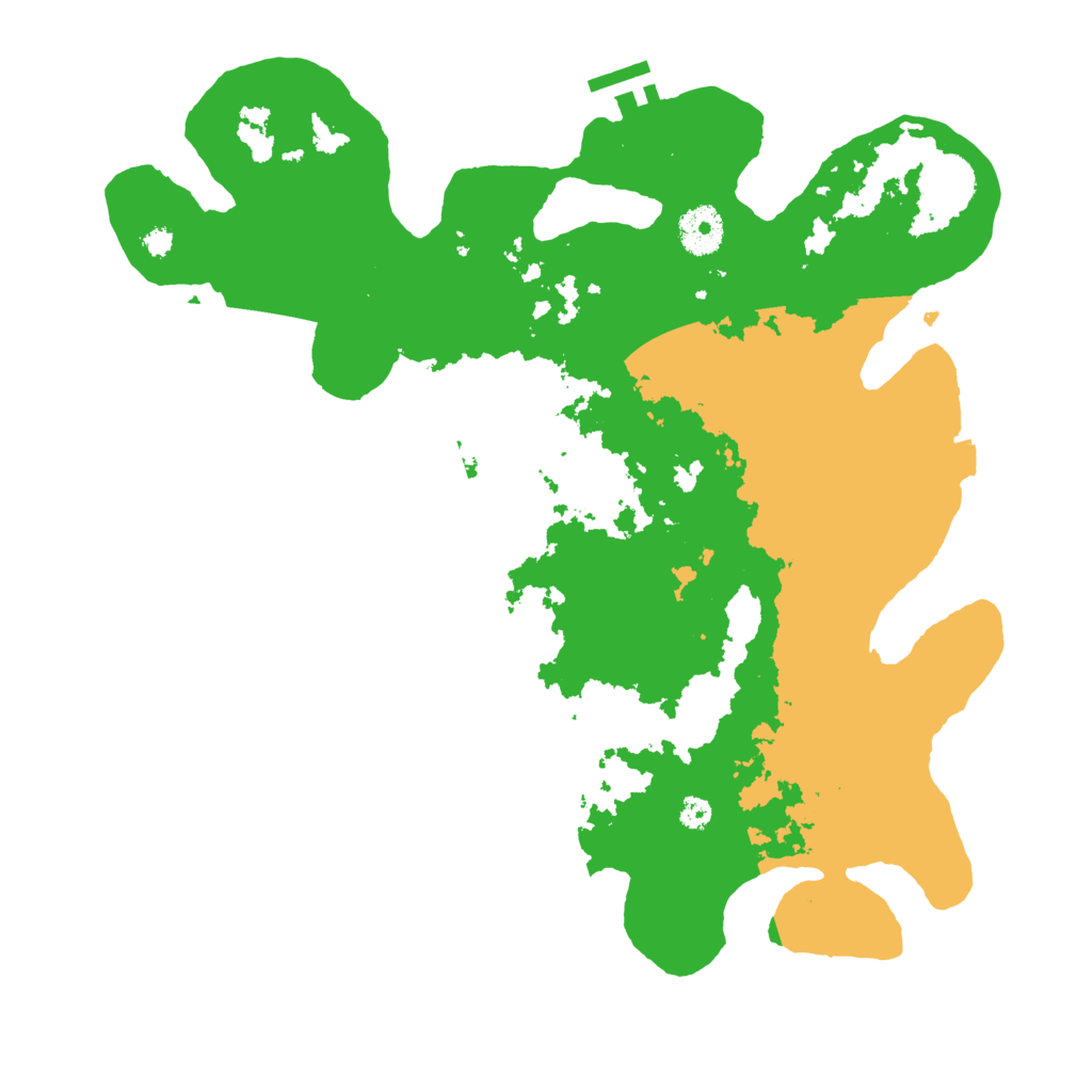 Biome Rust Map: Procedural Map, Size: 3500, Seed: 7076781
