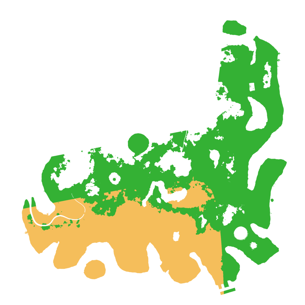 Biome Rust Map: Procedural Map, Size: 4000, Seed: 7879