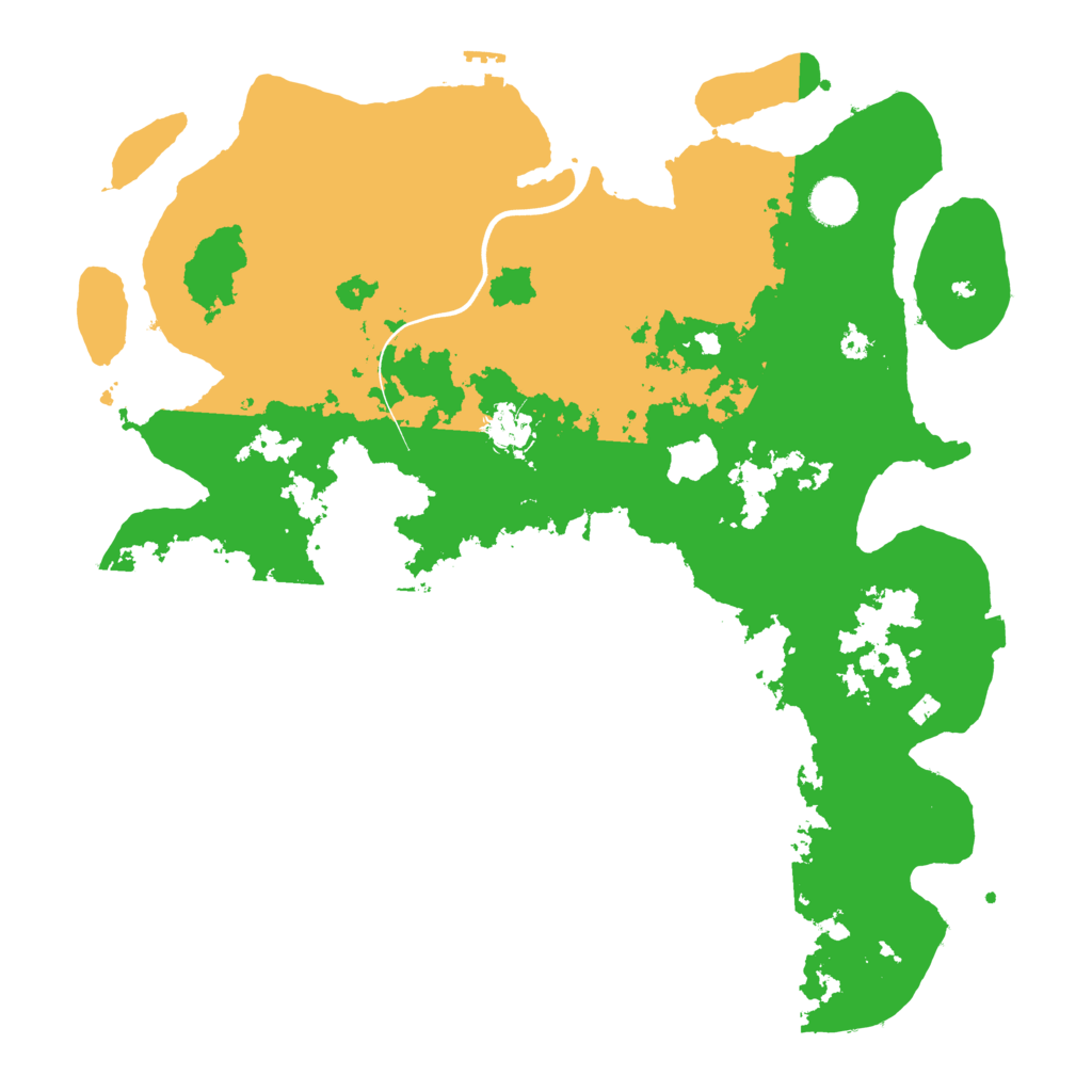 Biome Rust Map: Procedural Map, Size: 3950, Seed: 172870767