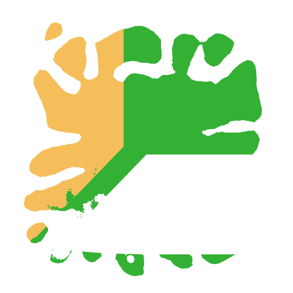 Biome Rust Map: Barren, Size: 3500, Seed: 5468169