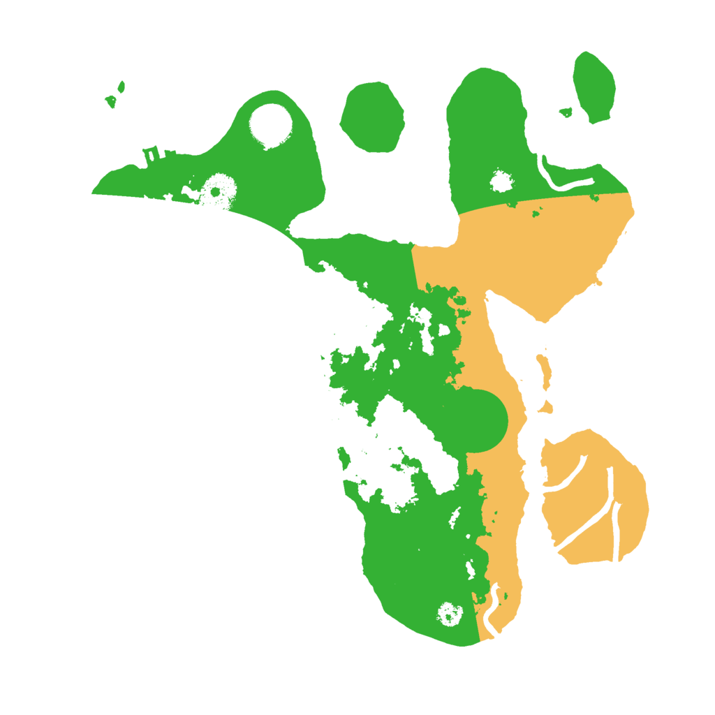 Biome Rust Map: Procedural Map, Size: 3000, Seed: 1675389721