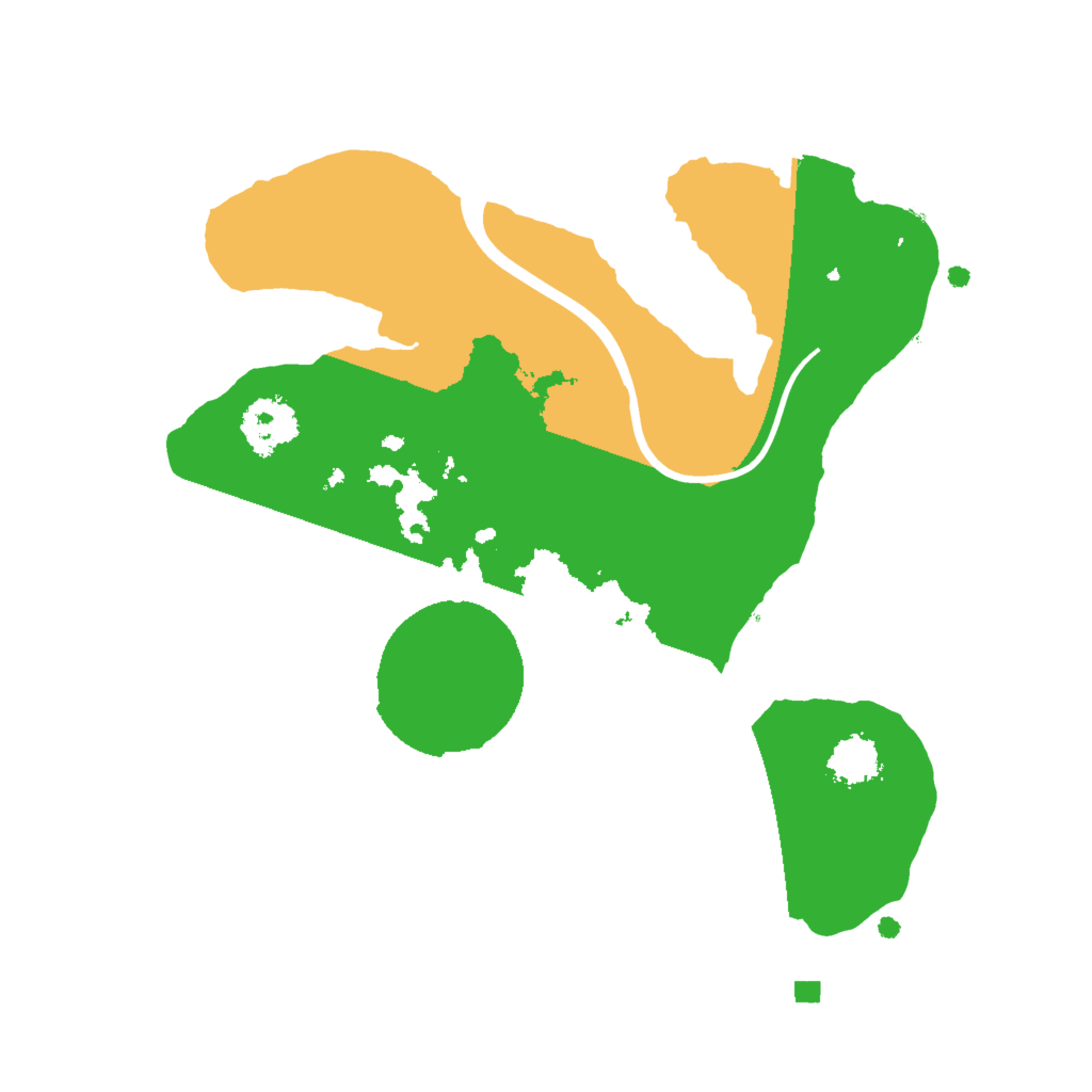 Biome Rust Map: Procedural Map, Size: 2000, Seed: 21330