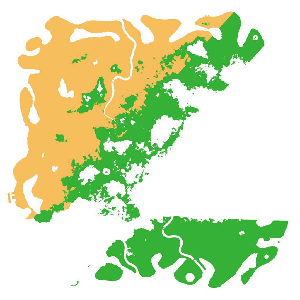 Biome Rust Map: Procedural Map, Size: 6000, Seed: 2220040
