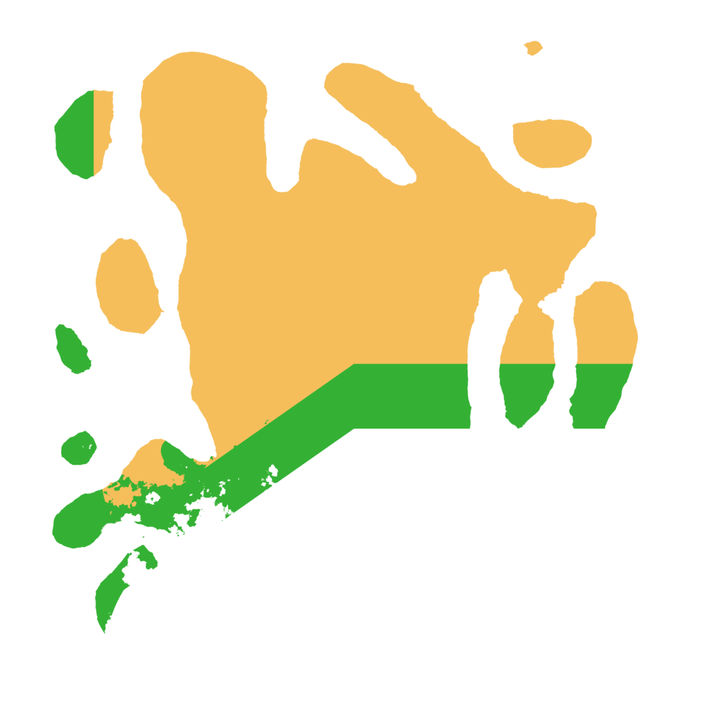 Biome Rust Map: Barren, Size: 3500, Seed: 18562158