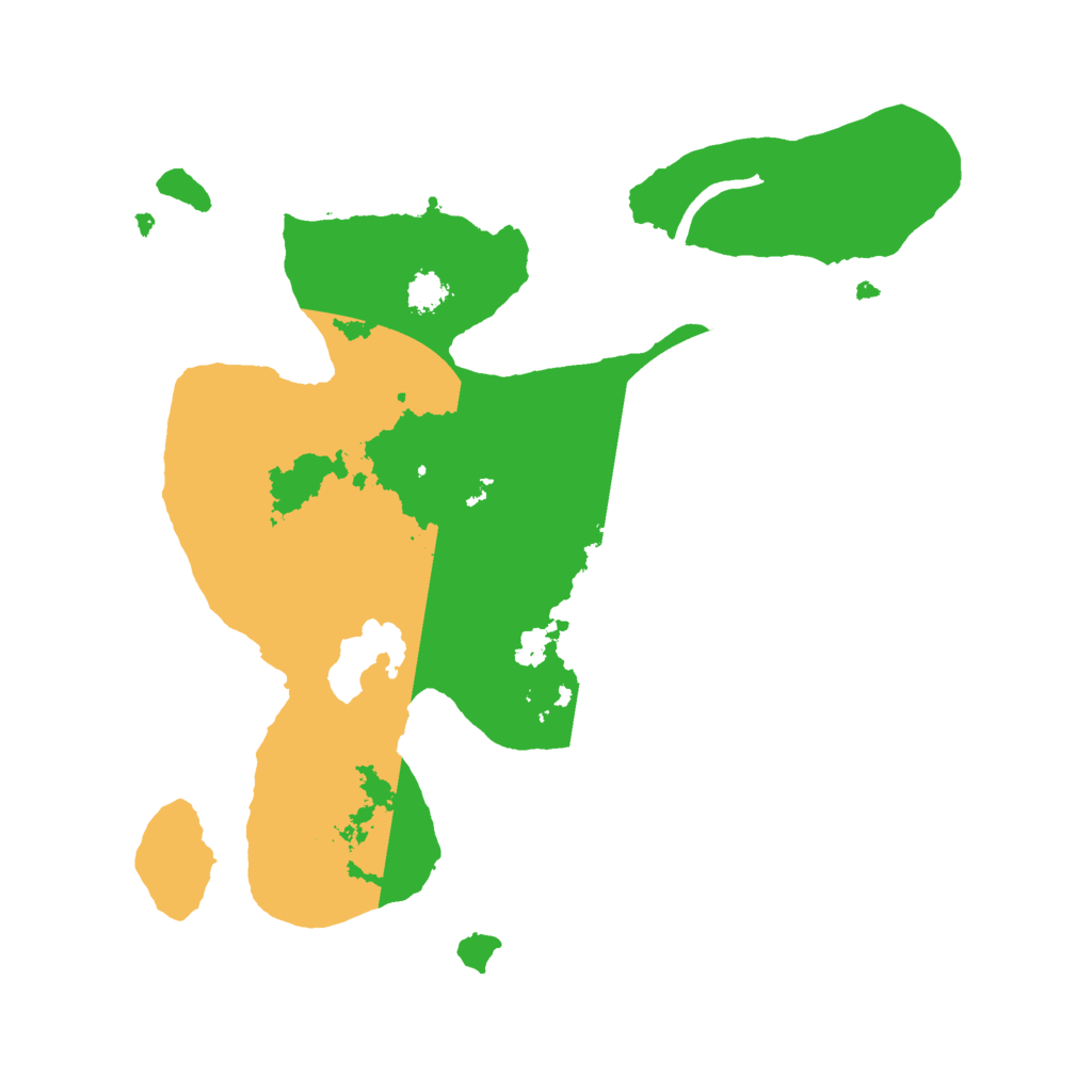 Biome Rust Map: Procedural Map, Size: 2500, Seed: 1081844163