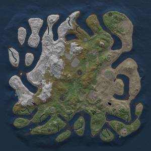 Thumbnail Rust Map: Procedural Map, Size: 4250, Seed: 221756178, 17 Monuments