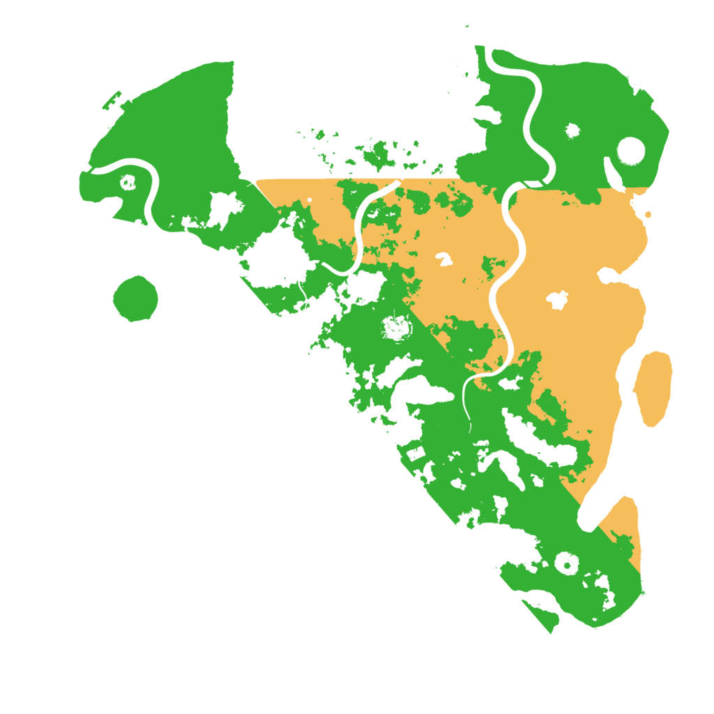 Biome Rust Map: Procedural Map, Size: 4500, Seed: 1325960279