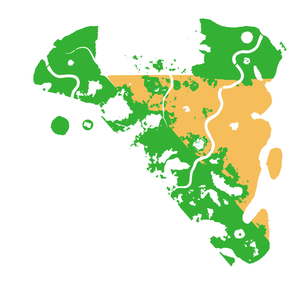 Biome Rust Map: Procedural Map, Size: 4500, Seed: 1325960279