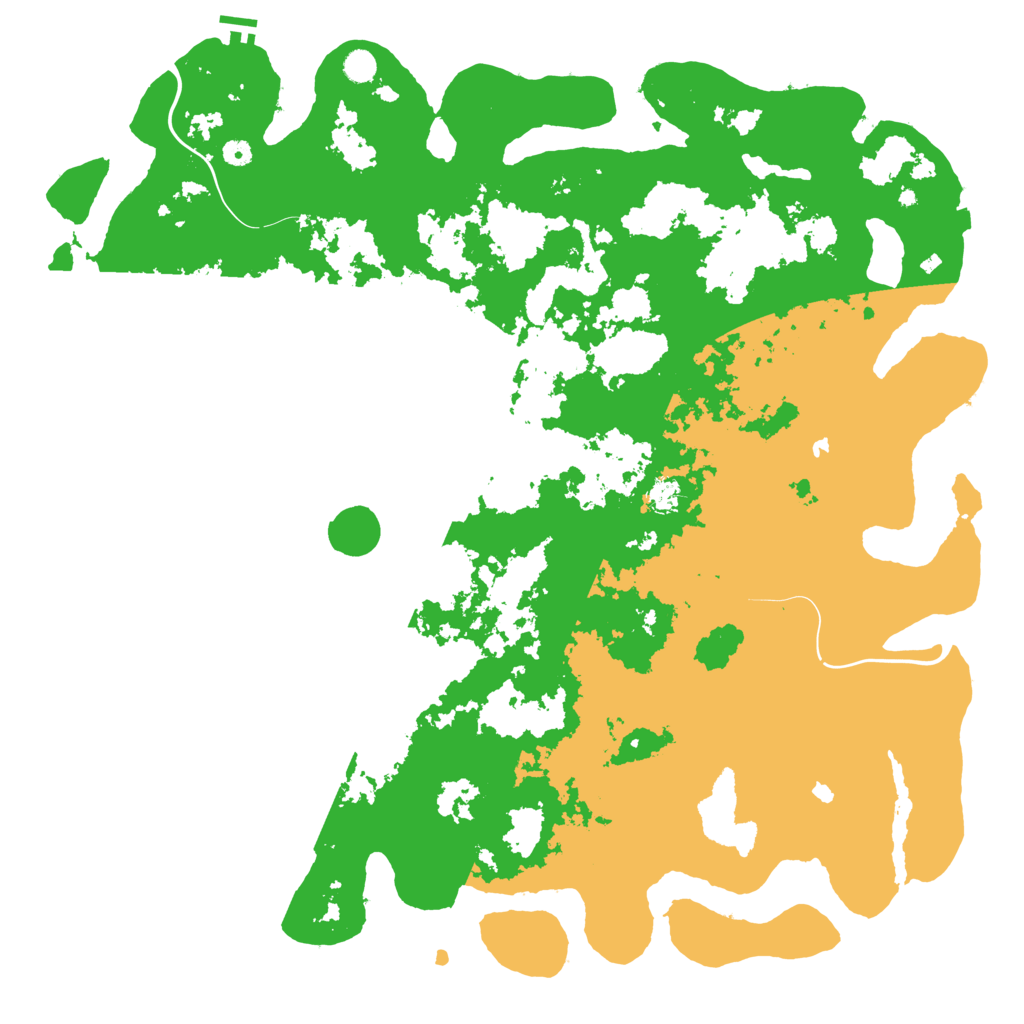 Biome Rust Map: Procedural Map, Size: 5500, Seed: 876109659
