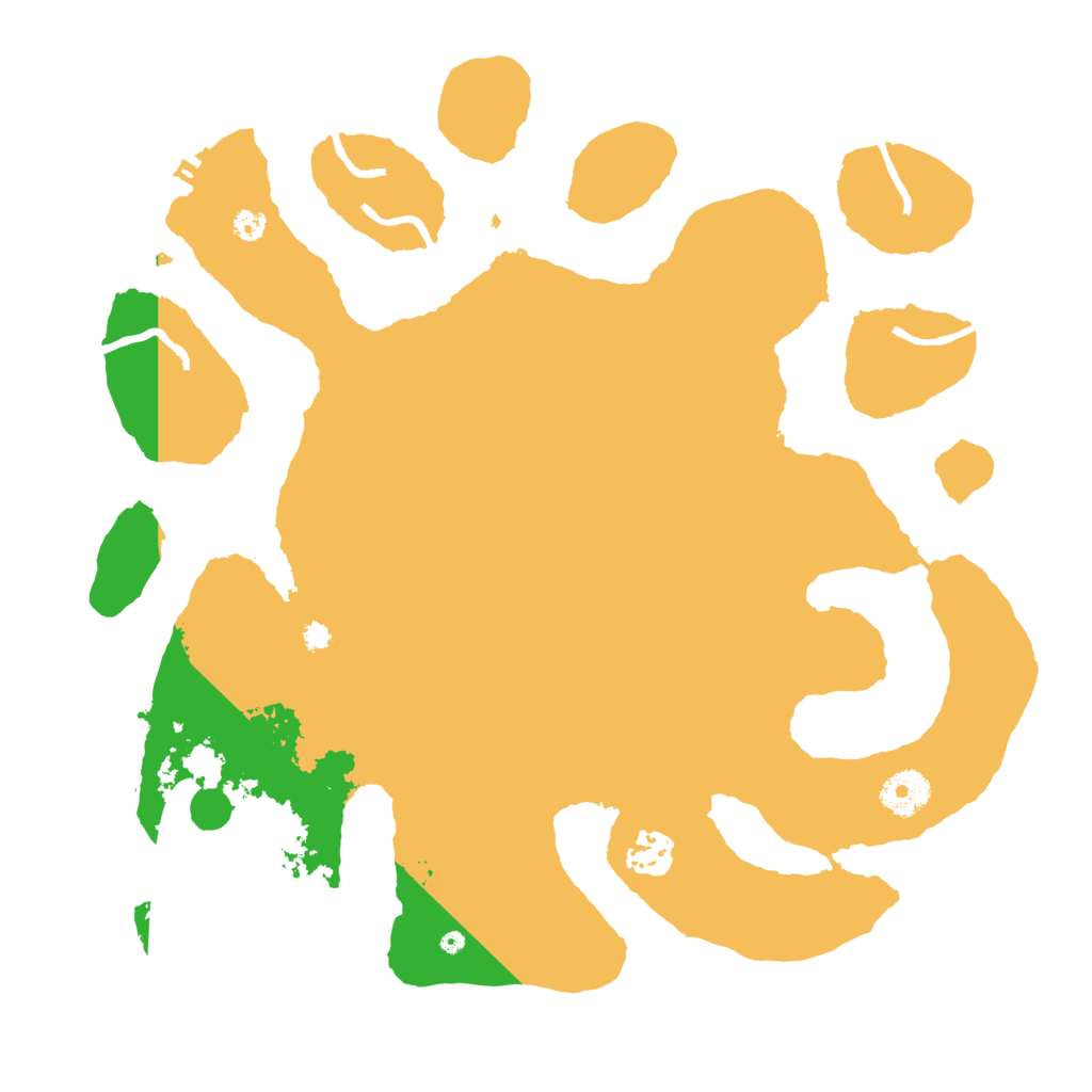 Biome Rust Map: Procedural Map, Size: 3500, Seed: 5261