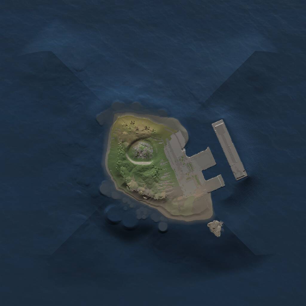 Rust Map: Procedural Map, Size: 1000, Seed: 2135796519, 2 Monuments