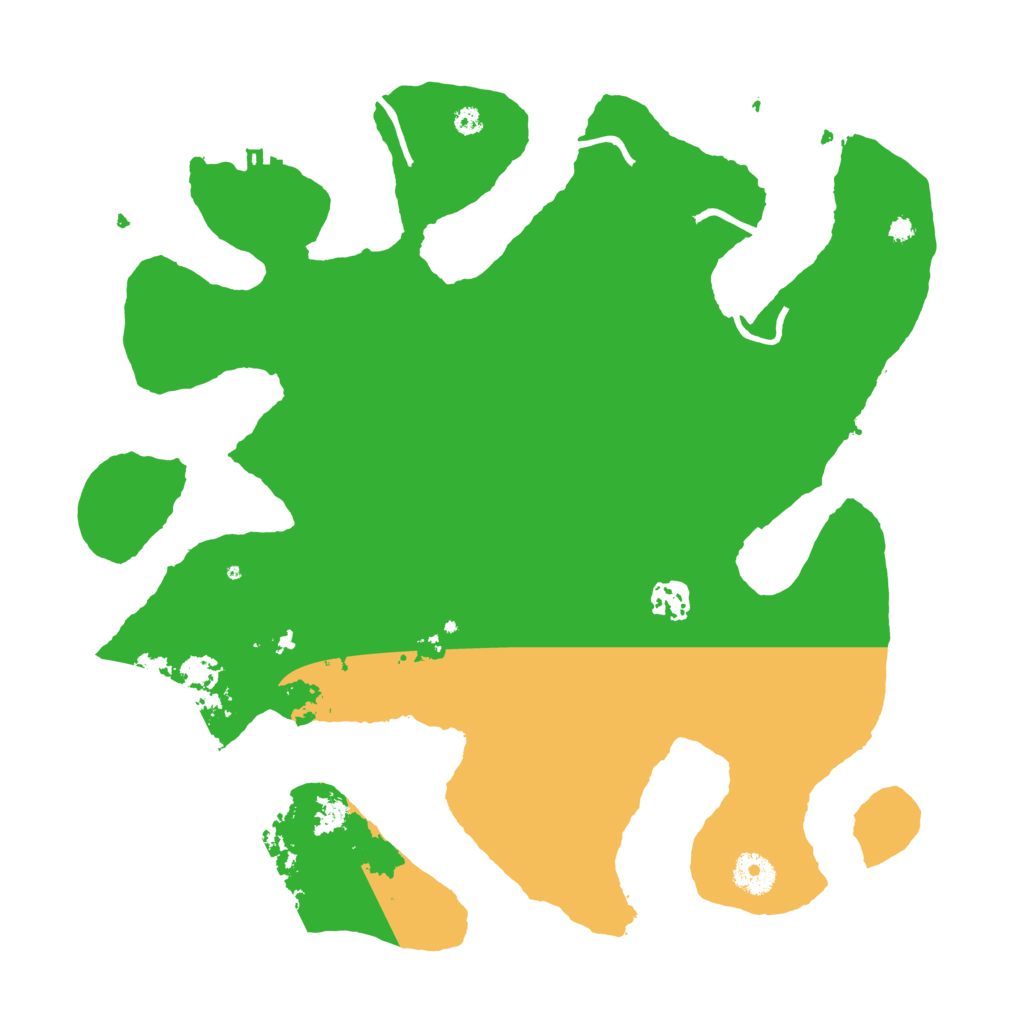 Biome Rust Map: Procedural Map, Size: 3700, Seed: 1701423008