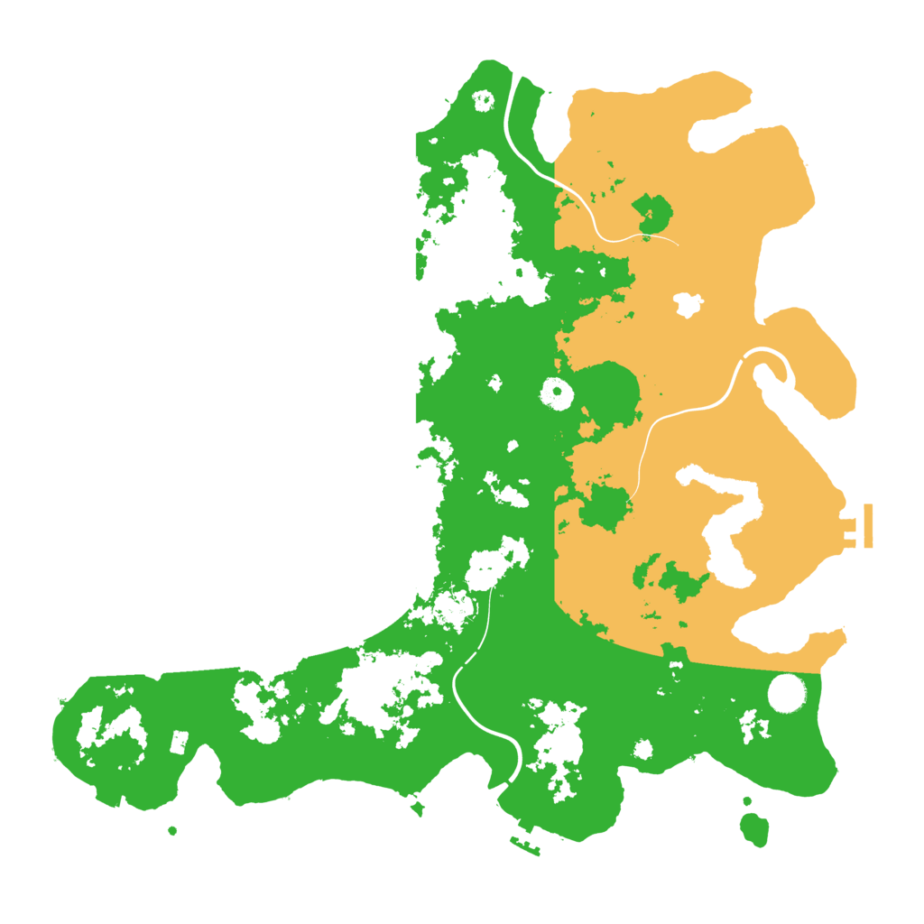 Biome Rust Map: Procedural Map, Size: 4250, Seed: 1888186697