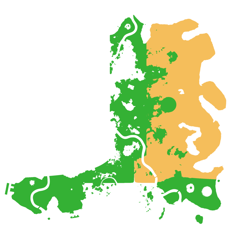 Biome Rust Map: Procedural Map, Size: 4250, Seed: 1888186697