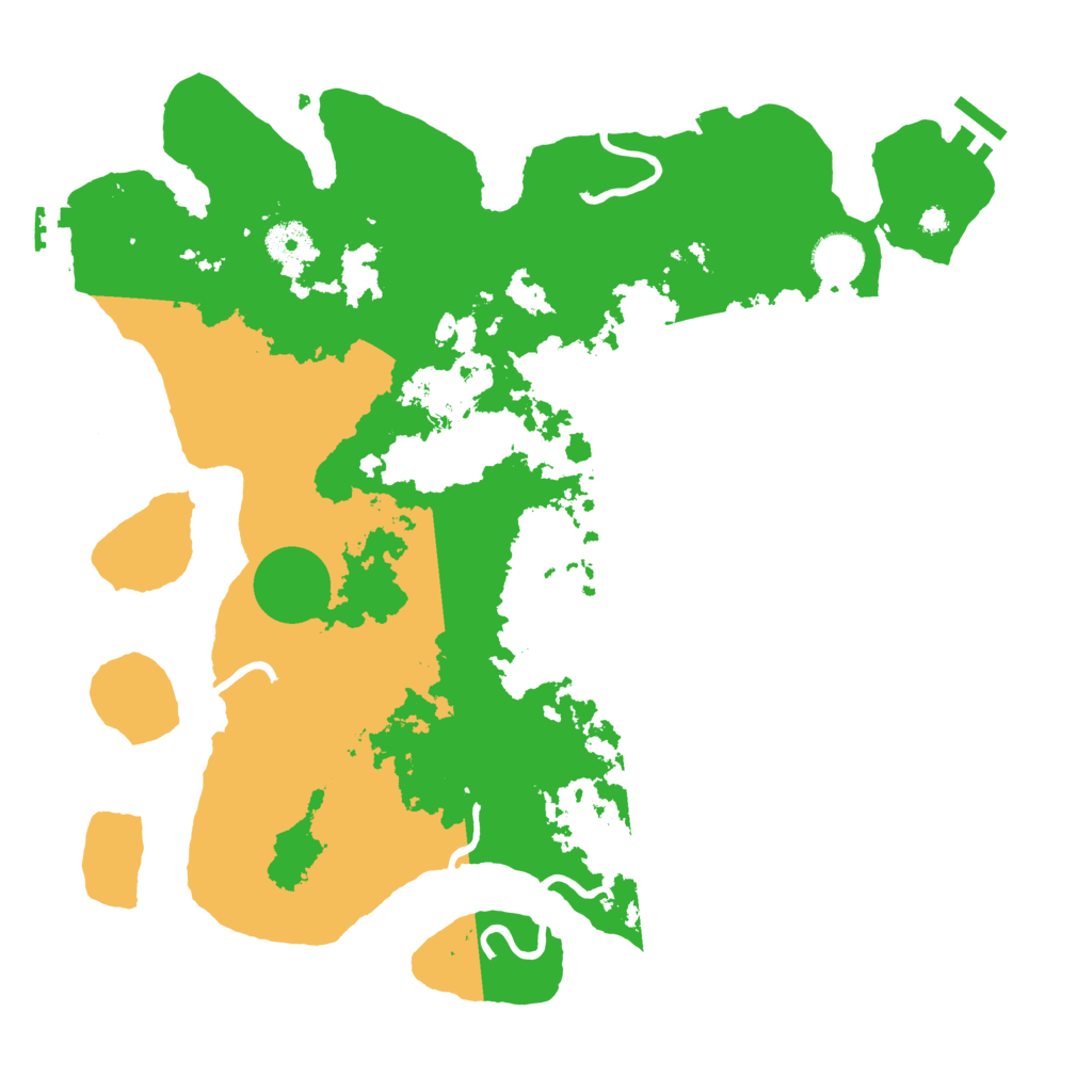 Biome Rust Map: Procedural Map, Size: 3750, Seed: 161516750