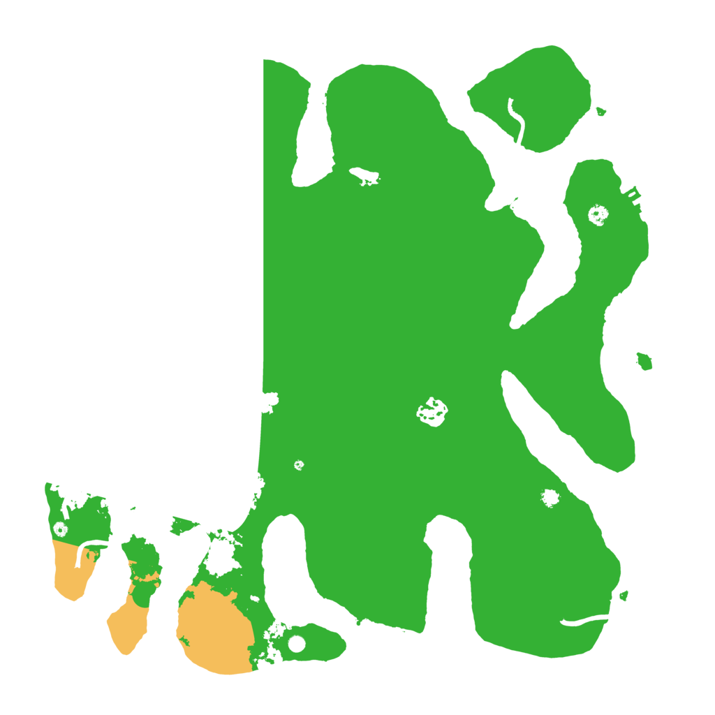 Biome Rust Map: Procedural Map, Size: 3700, Seed: 1128784503