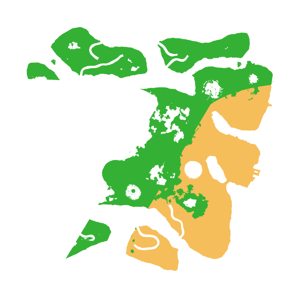 Biome Rust Map: Procedural Map, Size: 3000, Seed: 159734826