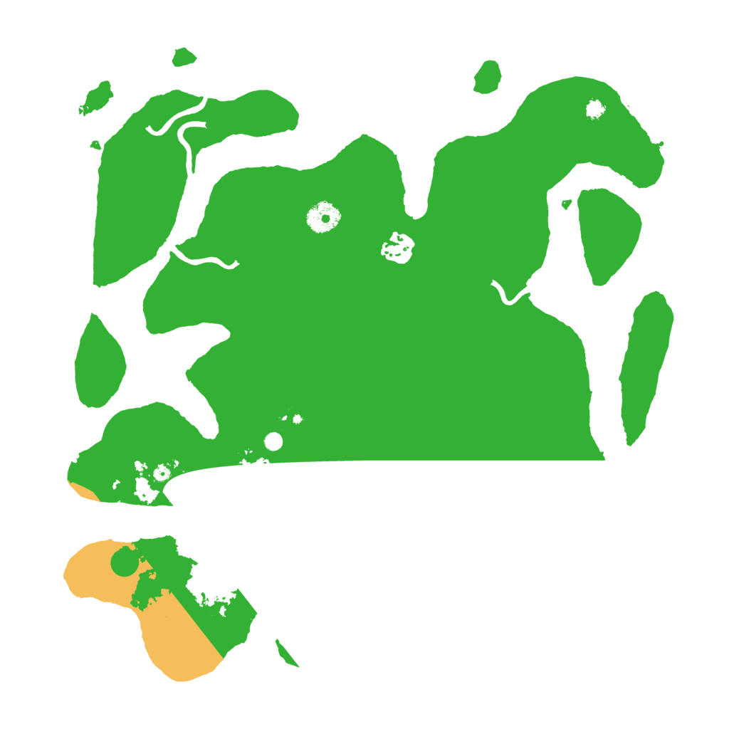 Biome Rust Map: Procedural Map, Size: 3500, Seed: 2587