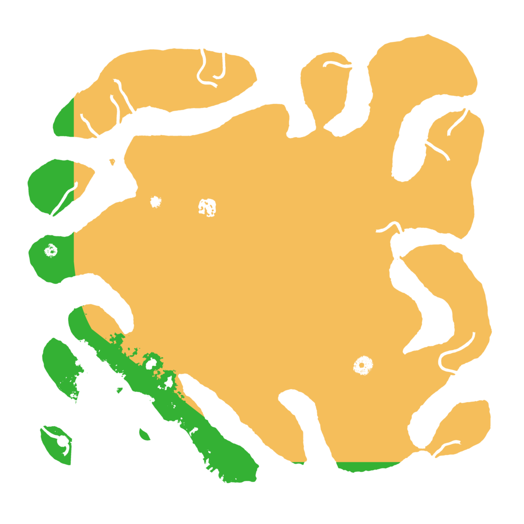 Biome Rust Map: Procedural Map, Size: 4200, Seed: 592