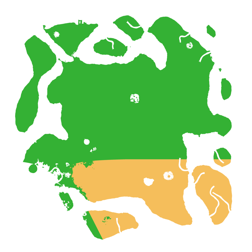 Biome Rust Map: Procedural Map, Size: 3987, Seed: 628198722