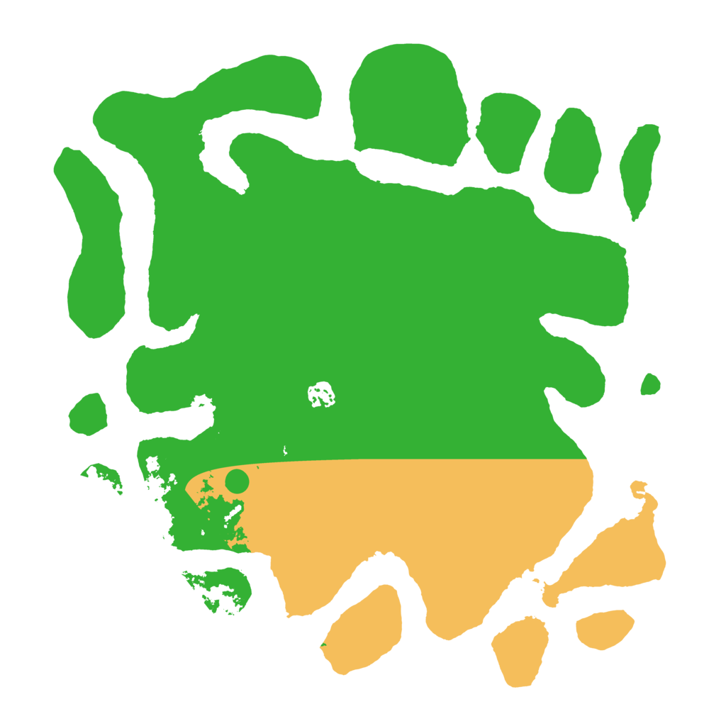 Biome Rust Map: Barren, Size: 4000, Seed: 713726573