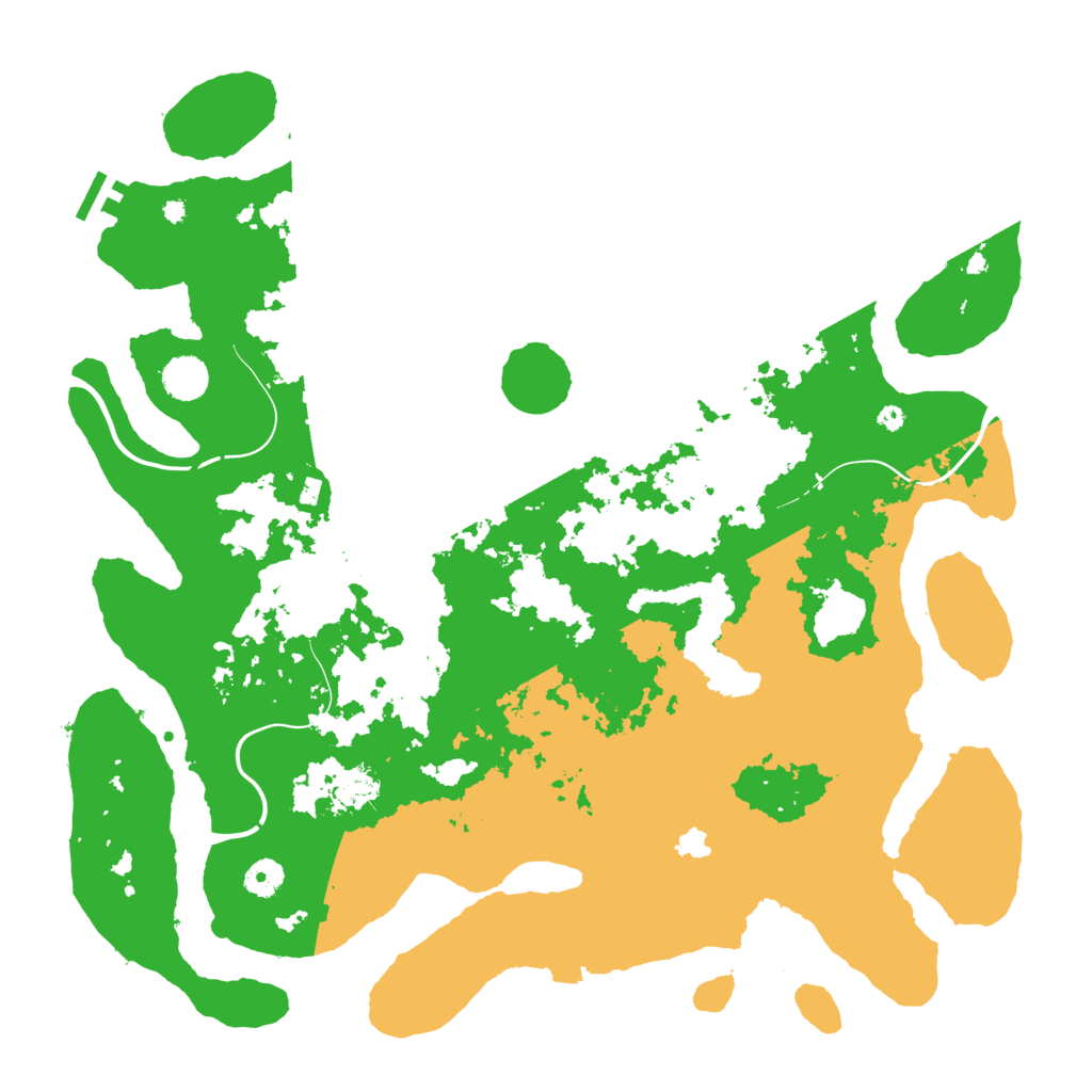 Biome Rust Map: Procedural Map, Size: 4300, Seed: 1876492681