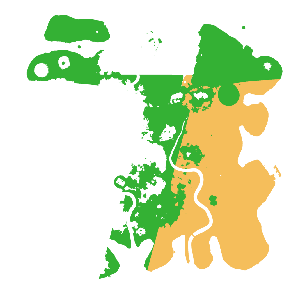 Biome Rust Map: Procedural Map, Size: 3700, Seed: 1440514193