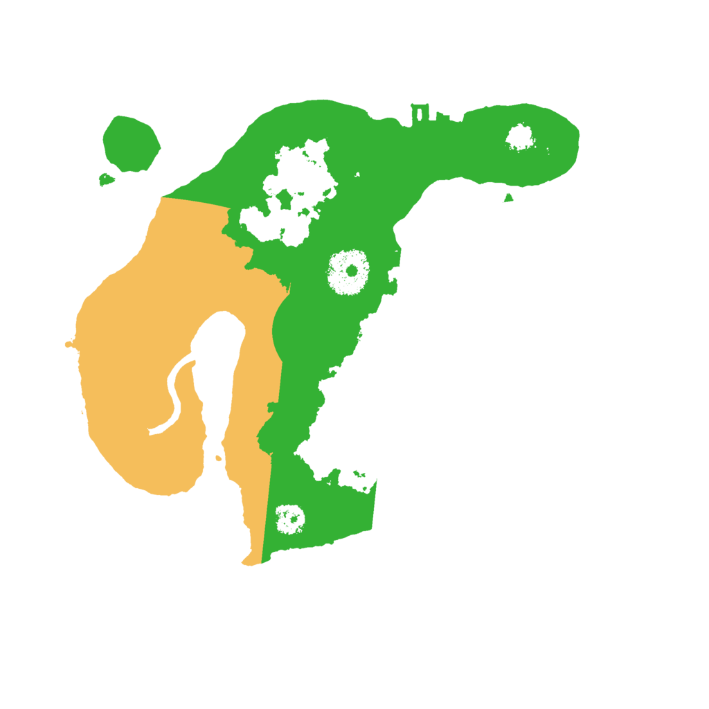 Biome Rust Map: Procedural Map, Size: 2440, Seed: 1720940762