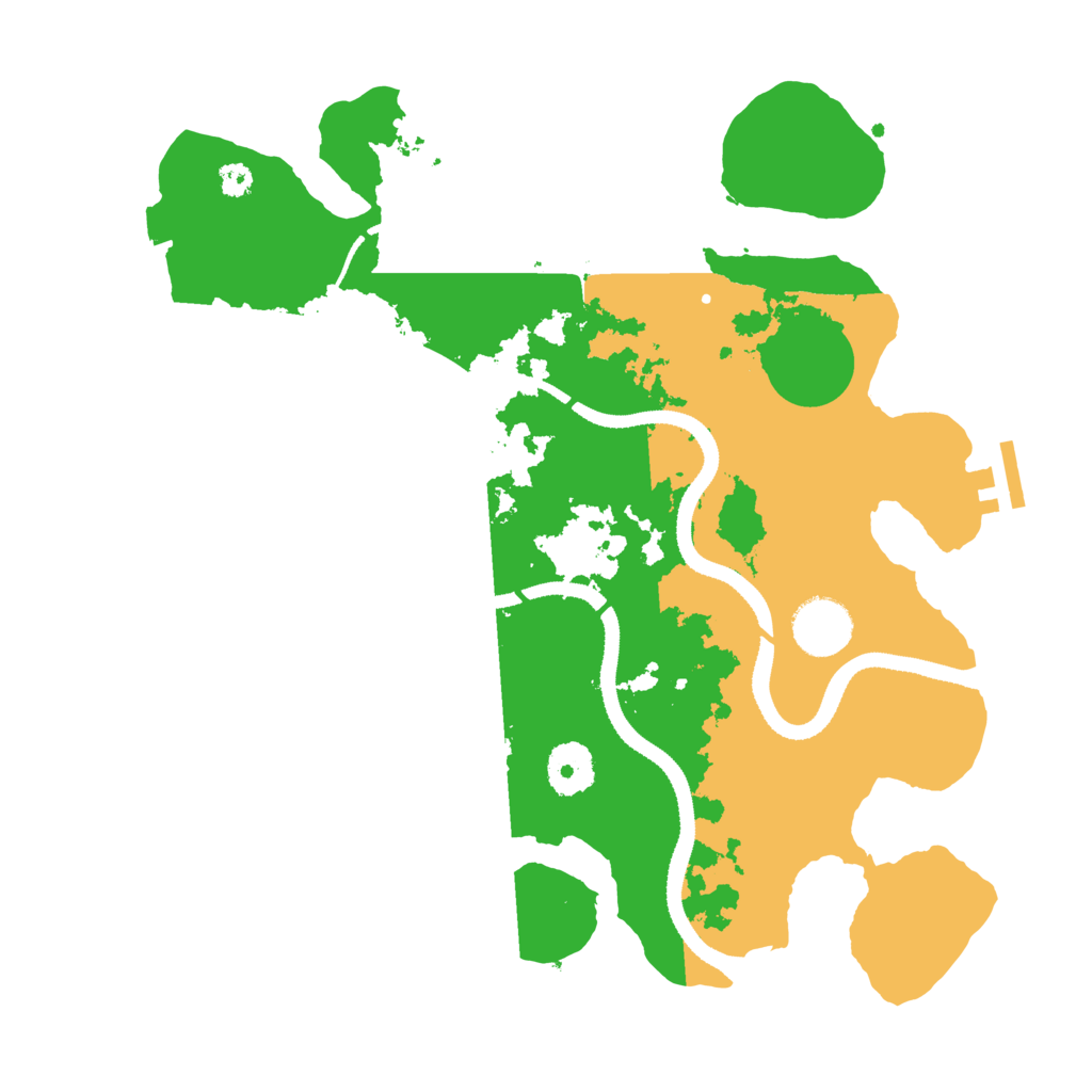 Biome Rust Map: Procedural Map, Size: 3275, Seed: 100