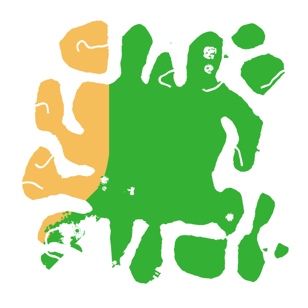 Biome Rust Map: Procedural Map, Size: 3500, Seed: 832066006