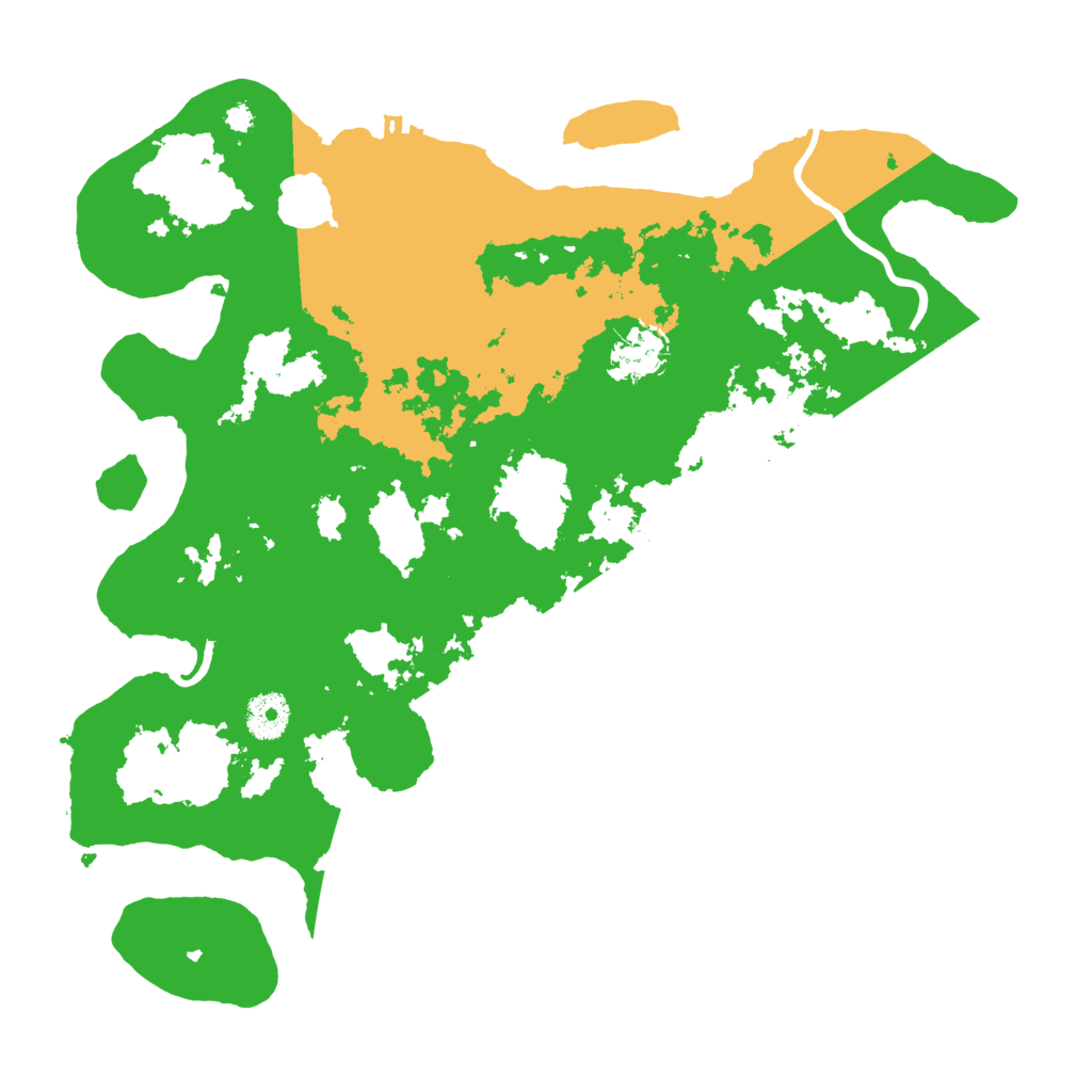 Biome Rust Map: Procedural Map, Size: 3600, Seed: 372709134