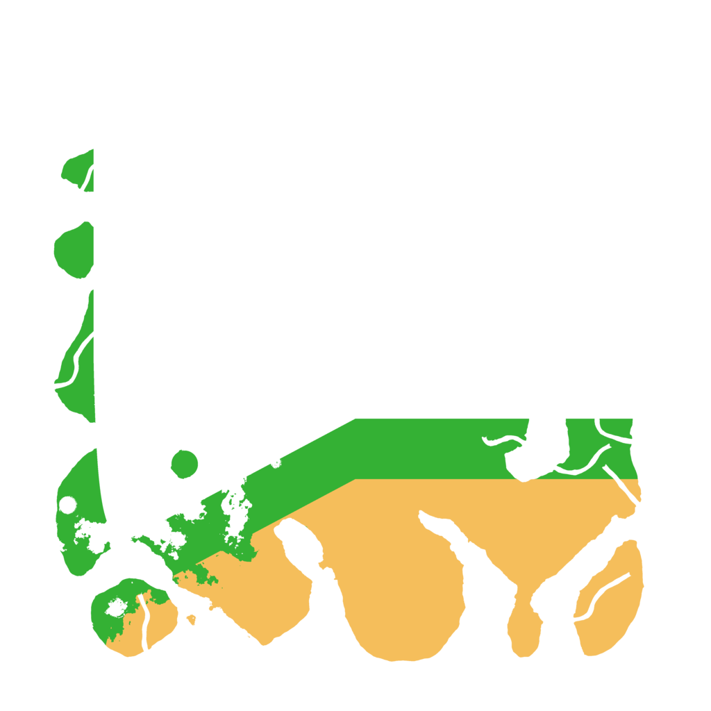 Biome Rust Map: Procedural Map, Size: 3600, Seed: 383967889