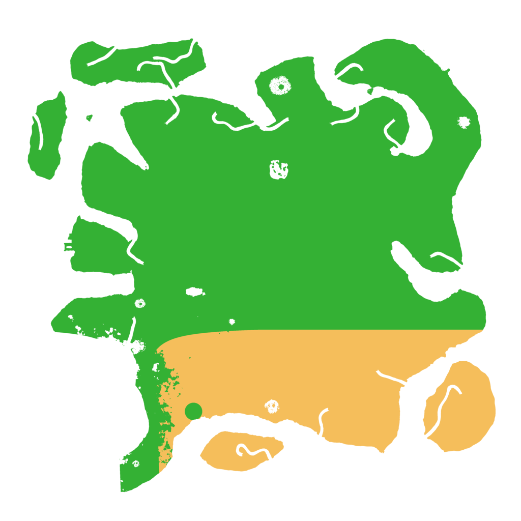 Biome Rust Map: Procedural Map, Size: 3950, Seed: 54685165