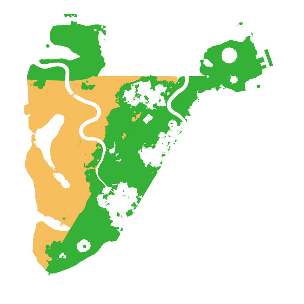 Biome Rust Map: Procedural Map, Size: 3500, Seed: 4815733