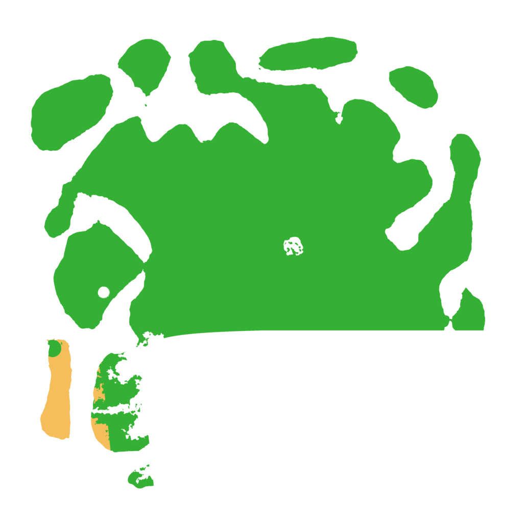 Biome Rust Map: Barren, Size: 4000, Seed: 254125444