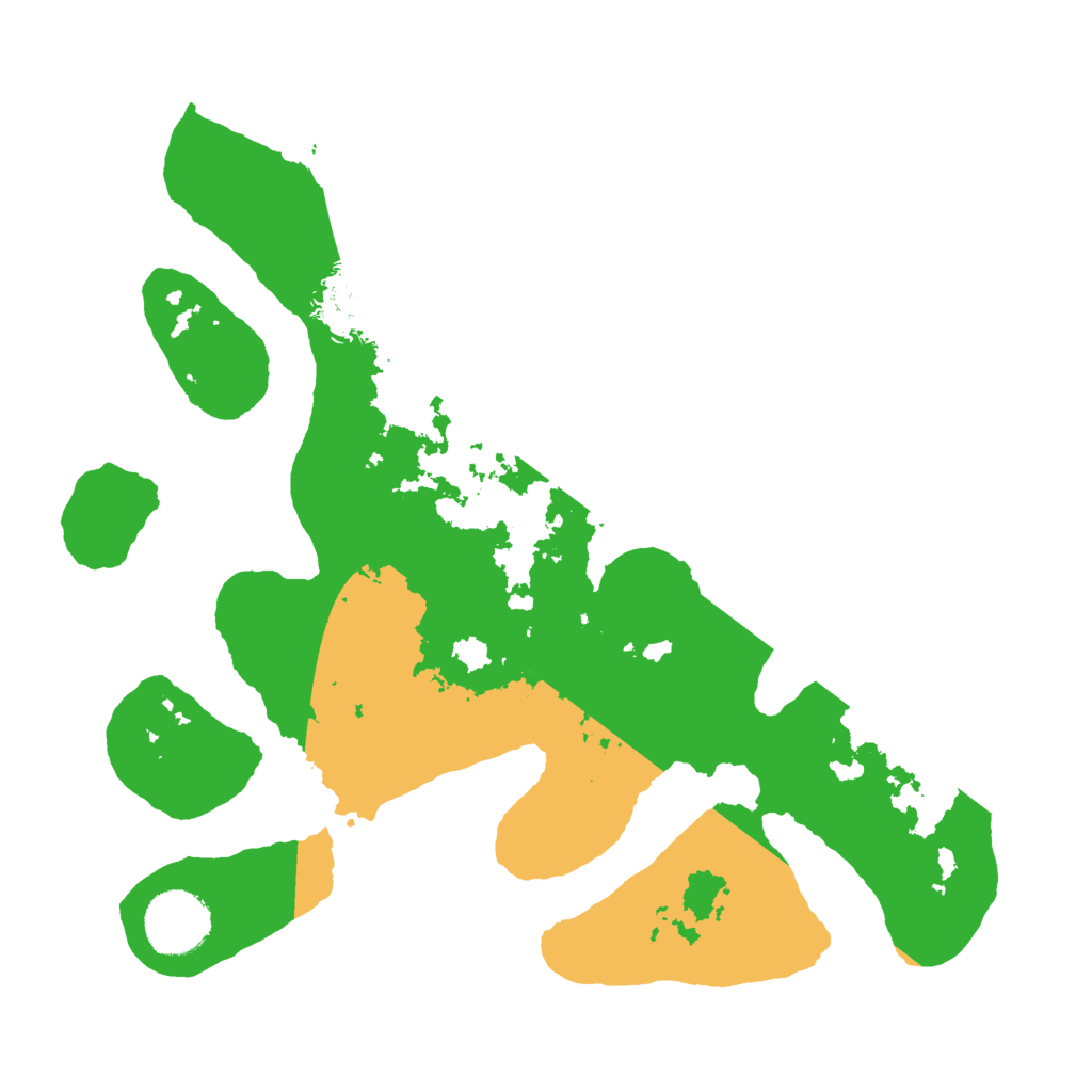 Biome Rust Map: Barren, Size: 3000, Seed: 1804106731