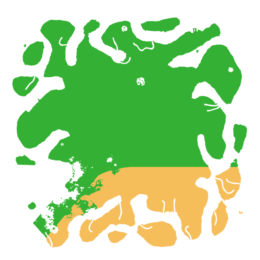 Biome Rust Map: Procedural Map, Size: 4600, Seed: 67867