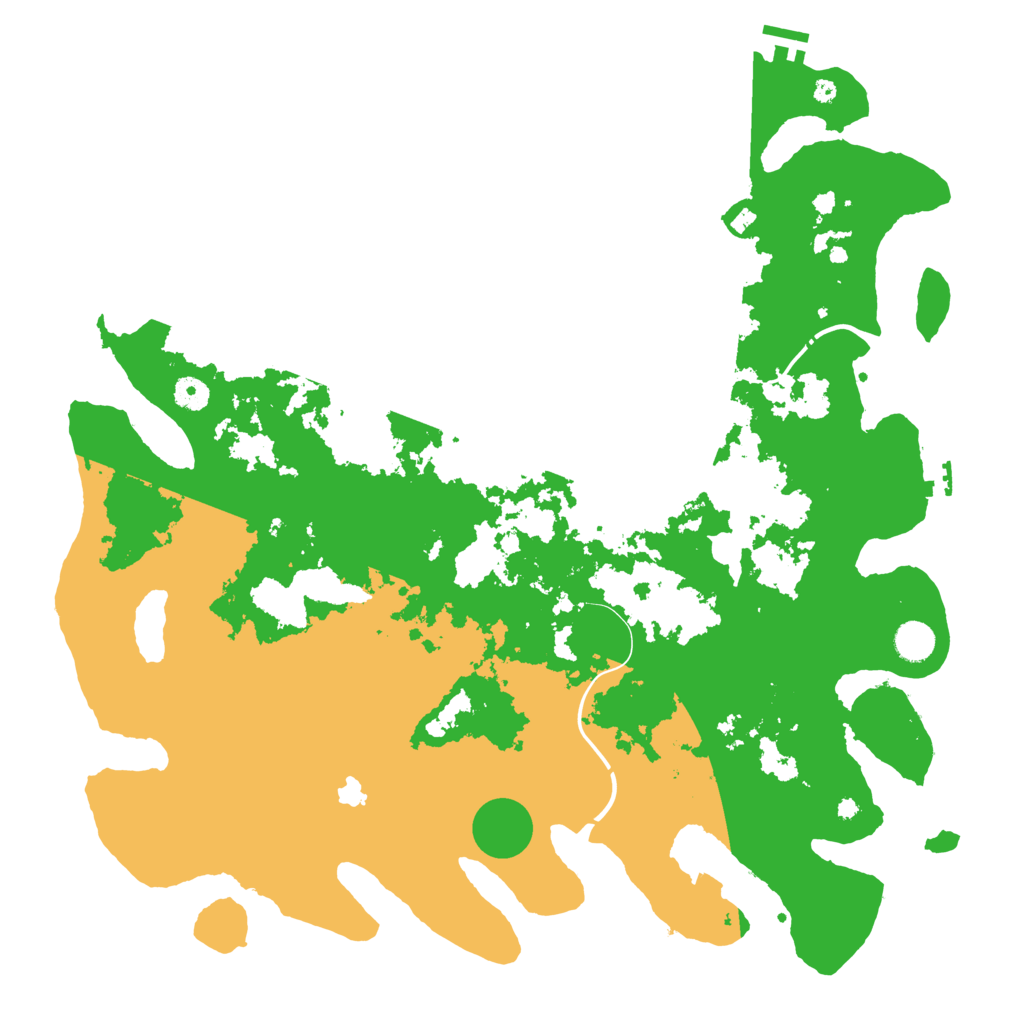 Biome Rust Map: Procedural Map, Size: 4476, Seed: 2005990896