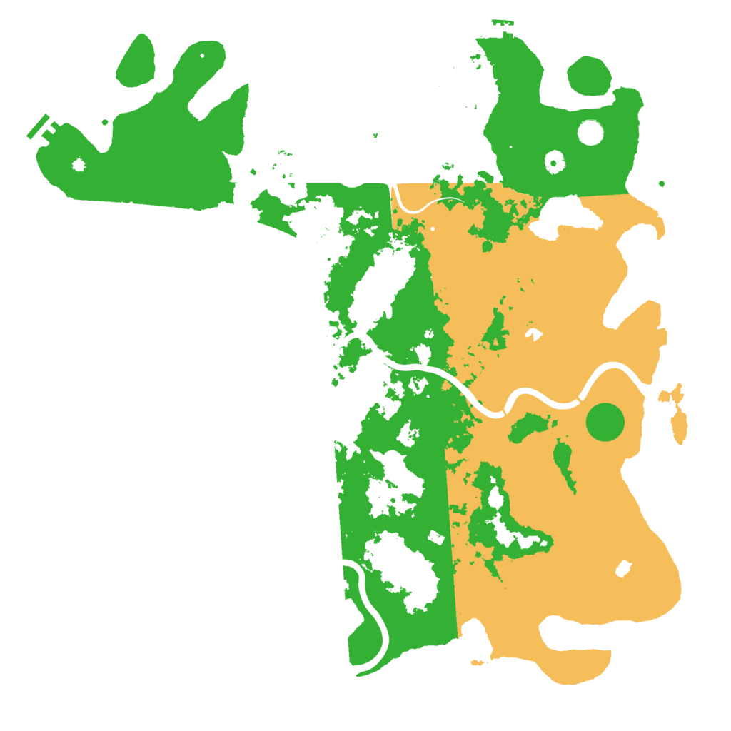 Biome Rust Map: Procedural Map, Size: 5000, Seed: 65101130